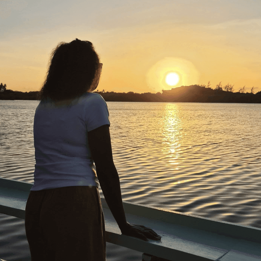 Sunset boat tour over the mangroves at Prawns Lake Watamu