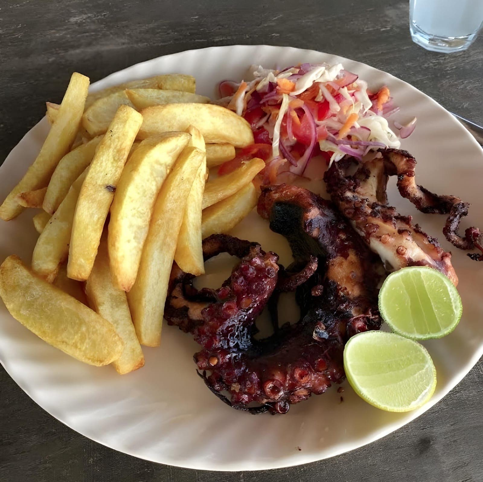 Grilled octopus