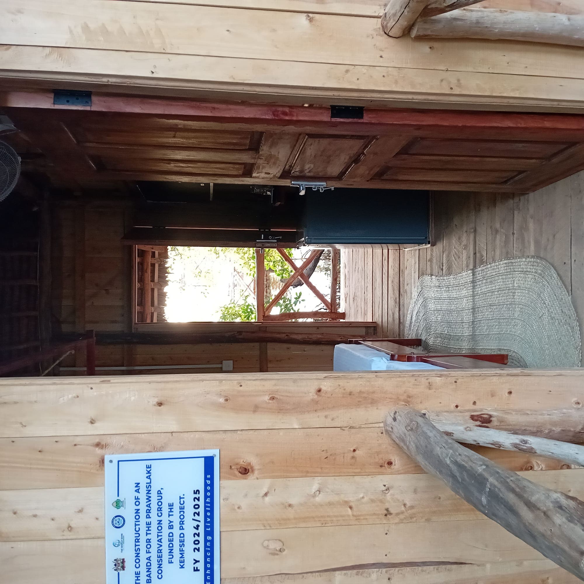 Eco-lodge rooms with mangrove creek views at Prawns Lake Watamu